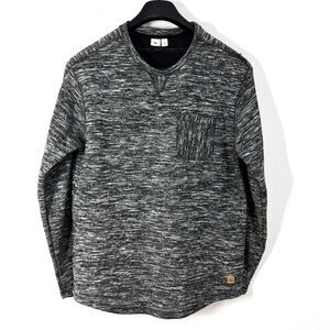 Tentree Sweater Mens XL Crewneck Dark Heather Gray Pullover Organic Cotton Blend